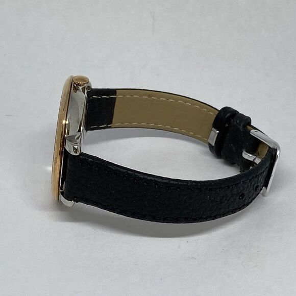 Fossil ES3842 Women's Black Leather Analog Dial Quartz Wrist Watch CM722 - Picture 9 of 12